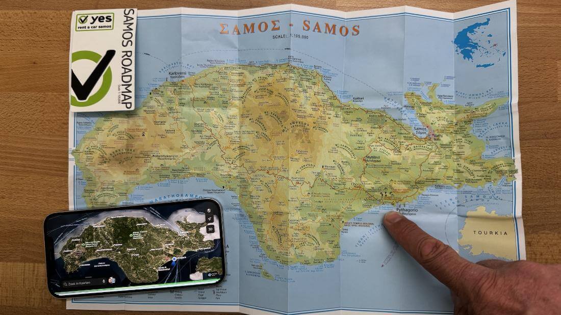 gps-vs-landkaart-samos