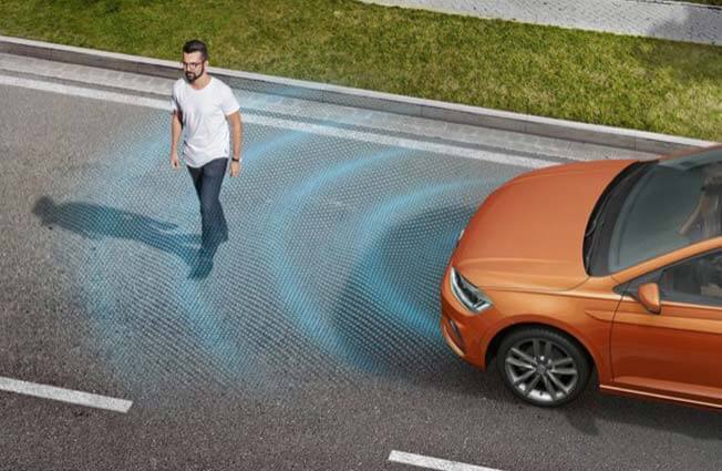 Front assist waarschuwings systeem